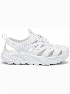 HOKA One One Hopara 2 Men's White Hiking Sandals Size 10.5 Water Trail Shoes